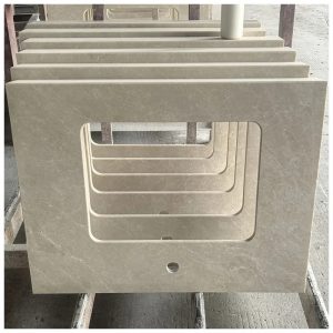Natural Beige Marble bathroom Vanity Tops