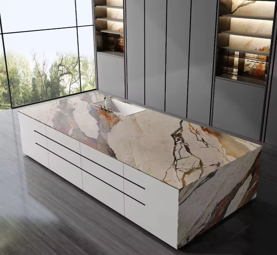 Stone Slab Dining Table