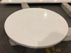 White Quartz Round Table Top