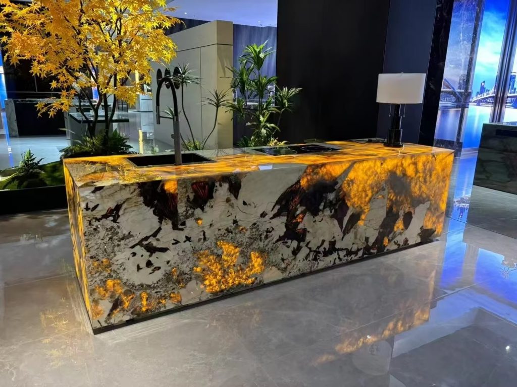 Modern Luxurious Patagonia Natural Stone Kitchen Island Countertops