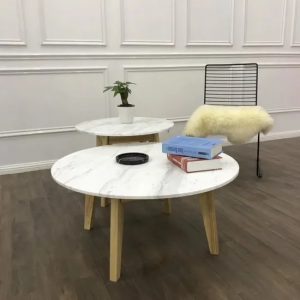Quartz Looking Marble Tabletops for Living Room