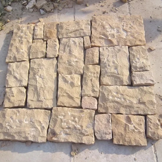 Yellow Sandstone Paver Wall Panel Floor Tile