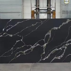 Artificial Black White Quartz