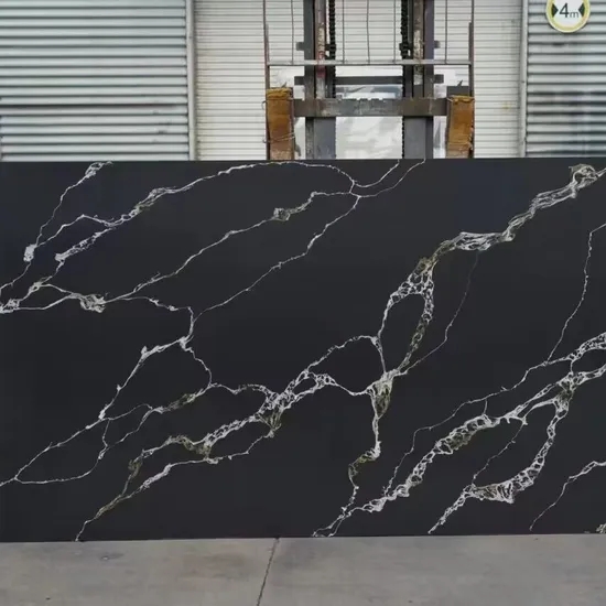Artificial Black White Quartz