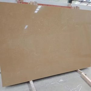Polished Beige Quartz Slabs–Large Format for Countertops and Walls