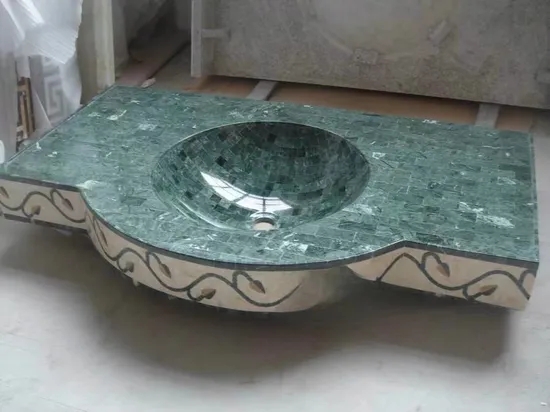 Chinese Green Natural Granite Stone Kitchen Countertops