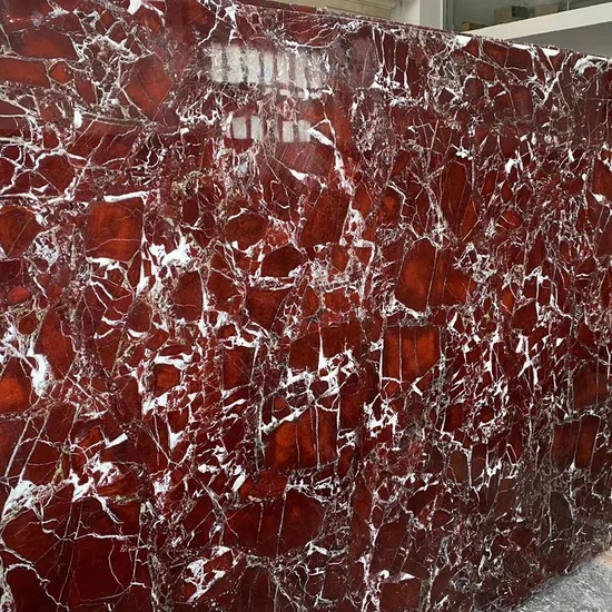Rosso Levanto Red Marble Slabs for Flooring