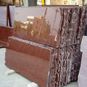 Ruby Red Granite Slabs for Exterior and Interior Wall Cladding