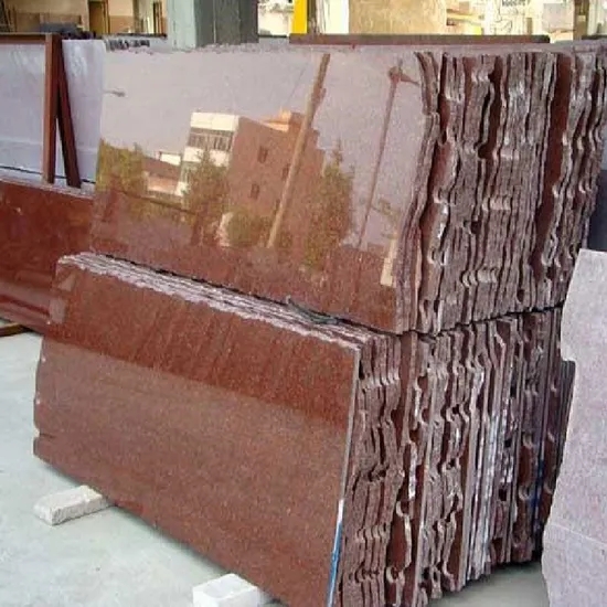 Ruby Red Granite Slabs for Exterior and Interior Wall Cladding