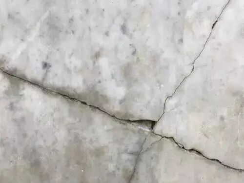 Cracked marble