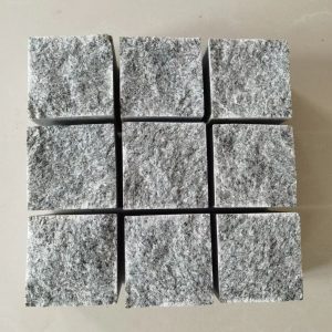 Natural Sesame Black Granite Cube Stones for Driveways Pathways Outdoor Pavers