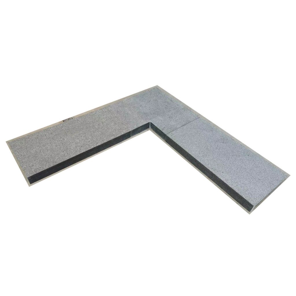 G654 dark grey granite pool coping stones