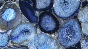Semiprecious Blue Agate